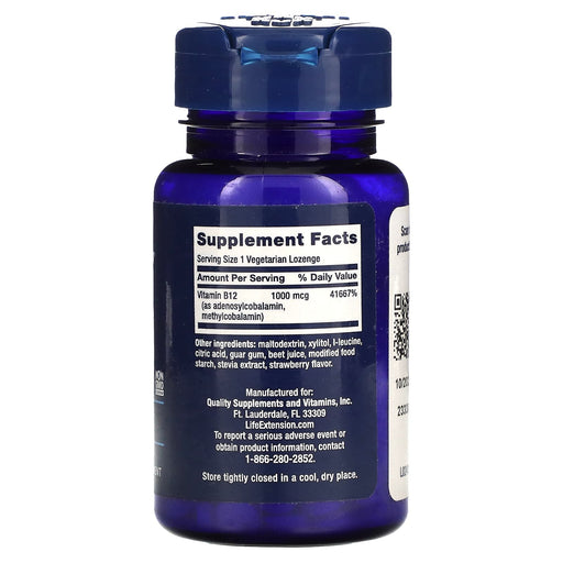 Veg. Lozenges/1,000 mcg/60 Count