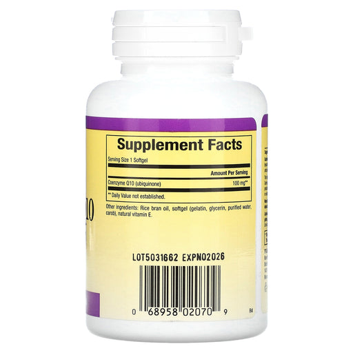 Softgels/100 mg/30 Count