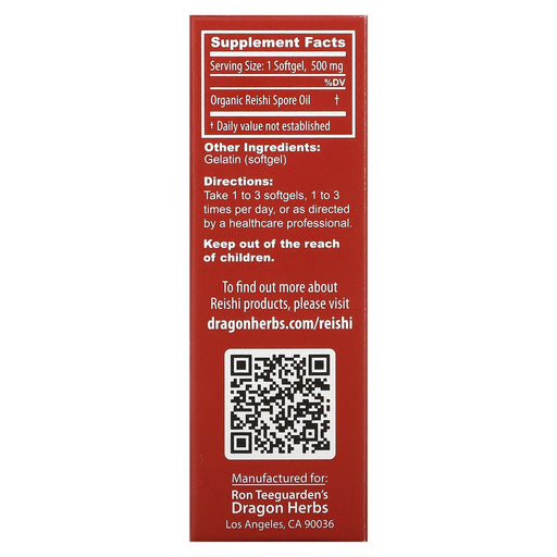 Softgels/500 mg/30 Count