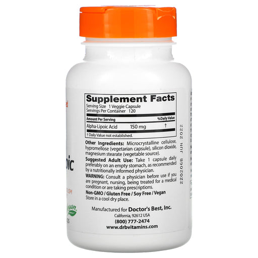 Veg. Capsules/150 mg/120 Count