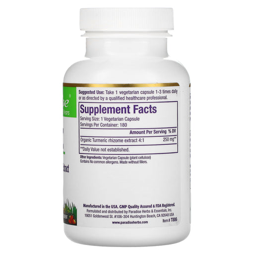 Veg. Capsules/250 mg/180 Count