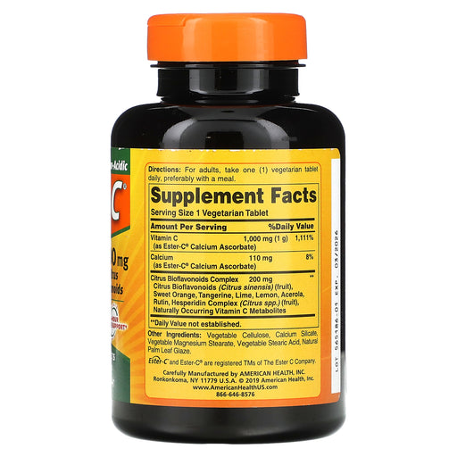 Veg. Tablets/1,000 mg/120 Count