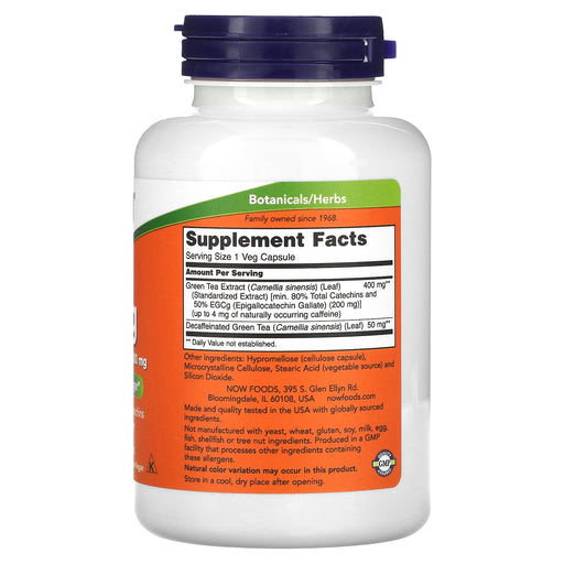 Veg. Capsules/400 mg/180 Count