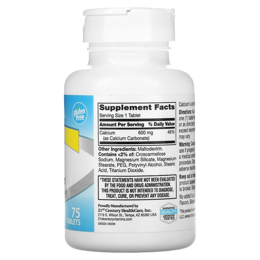 Tablets/600 mg/75 Count