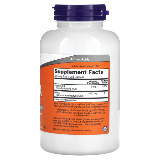 Veg. Capsules/500 mg/200 Count