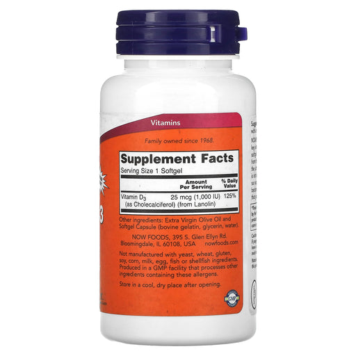 Softgels/25 mcg/360 Count