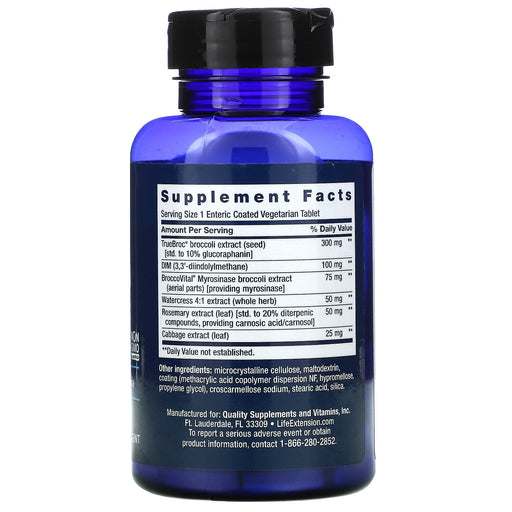 Enteric Coated Vegetarian Tablets/30 Count