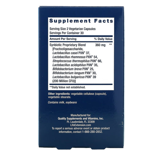 Veg. Capsules/0.2 billion CFU/60 Count