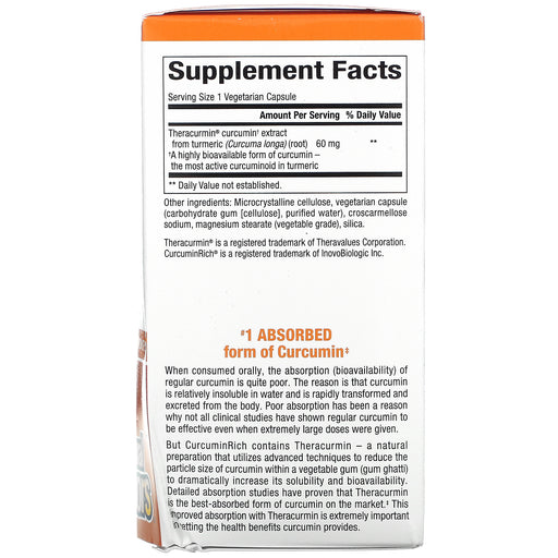 Veg. Capsules/60 mg/120 Count