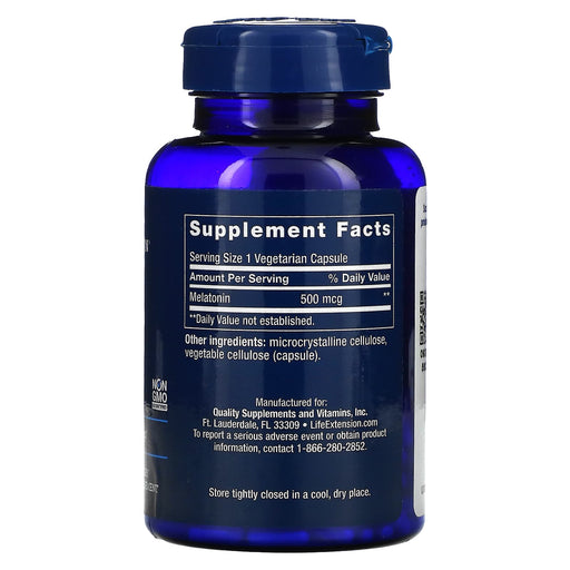 Veg. Capsules/500 mcg/200 Count