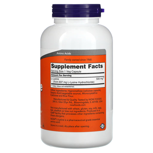 Veg. Capsules/500 mg/250 Count