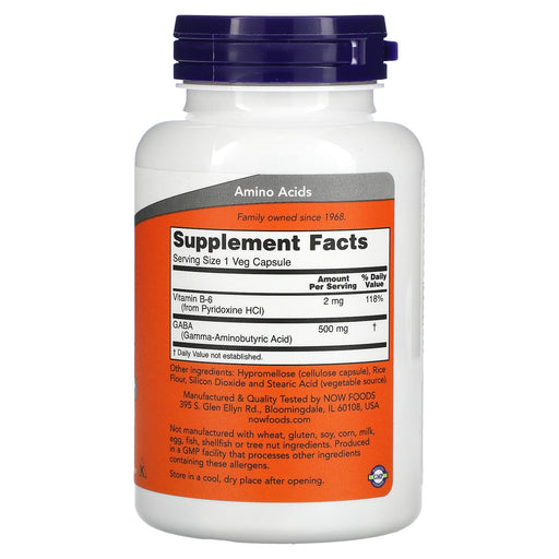 Veg. Capsules/500 mg/100 Count