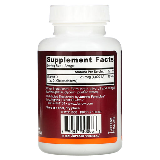 Softgels/25 mcg/100 Count