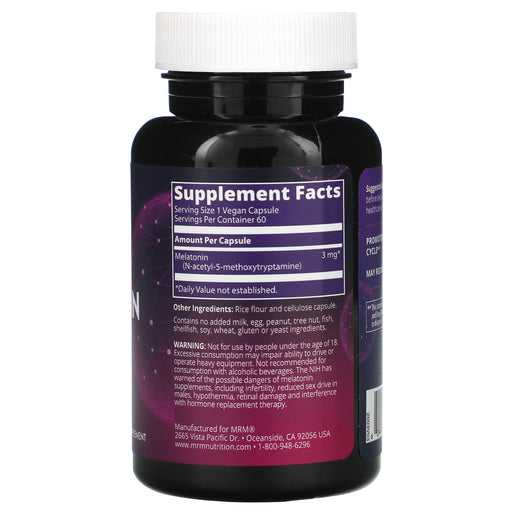 Veg. Capsules/3 mg/60 Count