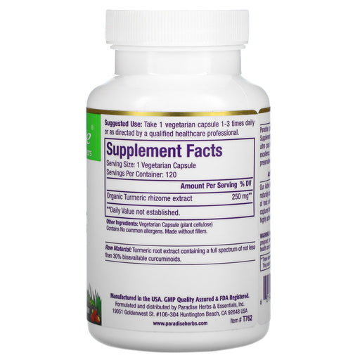 Veg. Capsules/250 mg/120 Count