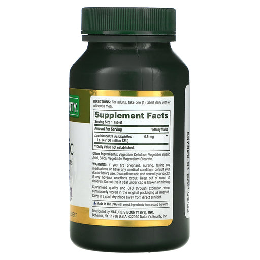 Tablets/0.1 billion CFU/120 Count