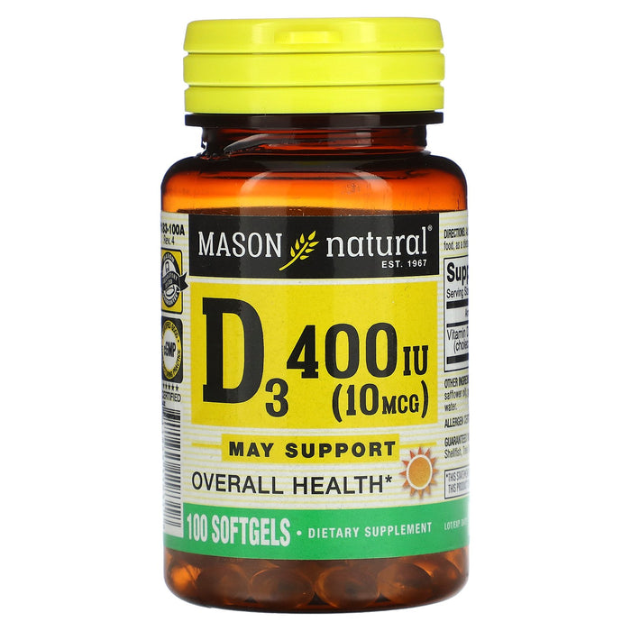 Softgels/10 mcg/100 Count