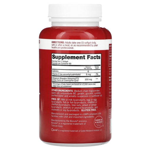 Softgels/100 mg/60 Count