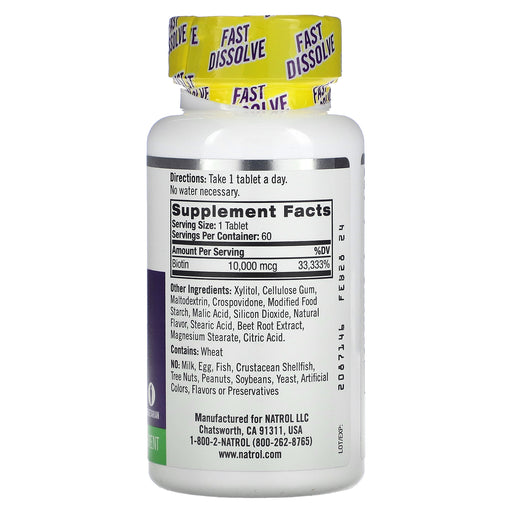 Tablets/10,000 mcg/60 Count