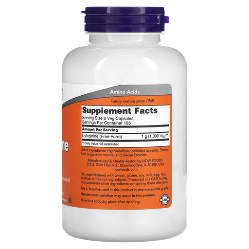 Veg. Capsules/500 mg/250 Count