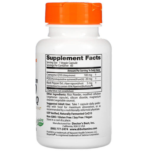Veg. Capsules/100 mg/60 Count