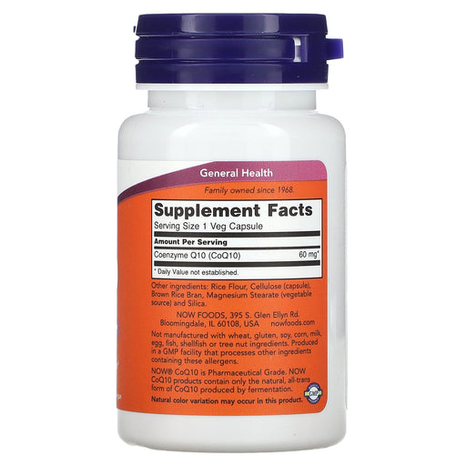 Veg. Capsules/60 mg/60 Count
