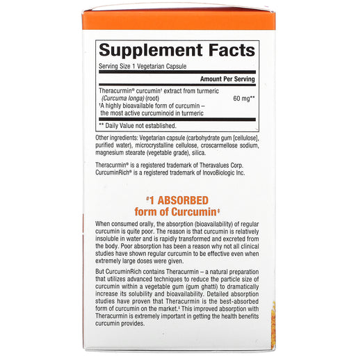 Veg. Capsules/60 mg/60 Count