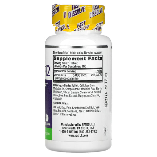 Tablets/5,000 mcg/100 Count