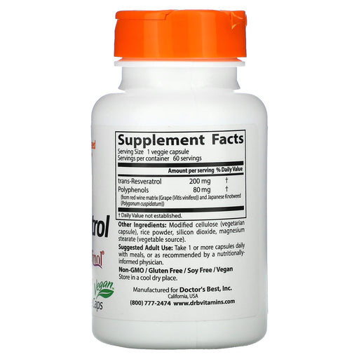 Veg. Capsules/200 mg/60 Count