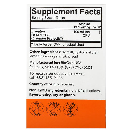 Chewable Tablets/0.1 billion CFU/30 Count
