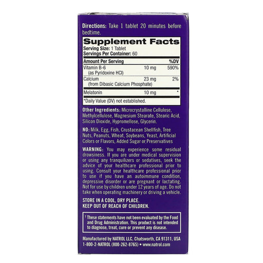 Tablets/10 mg/60 Count