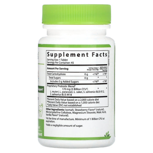 Chewable Tablets/3 billion CFU/45 Count