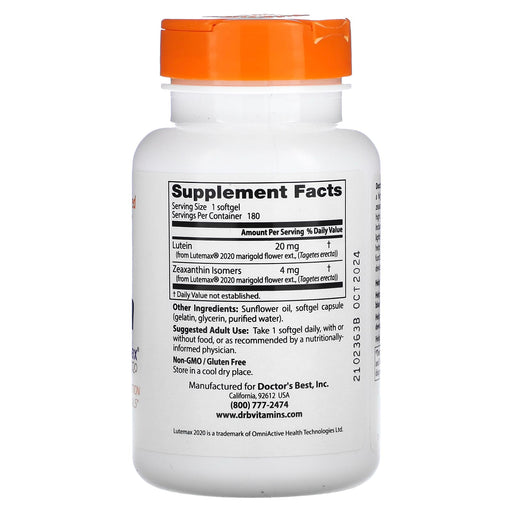 Softgels/20 mg/180 Count