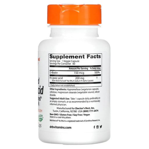 Veg. Capsules/200 mg/60 Count