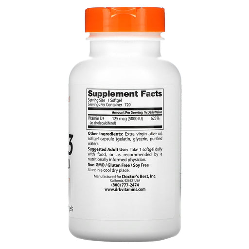 Softgels/125 mcg/720 Count