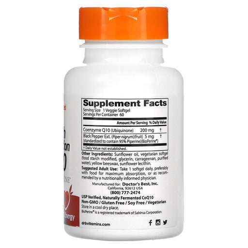 Veg. Softgels/200 mg/60 Count