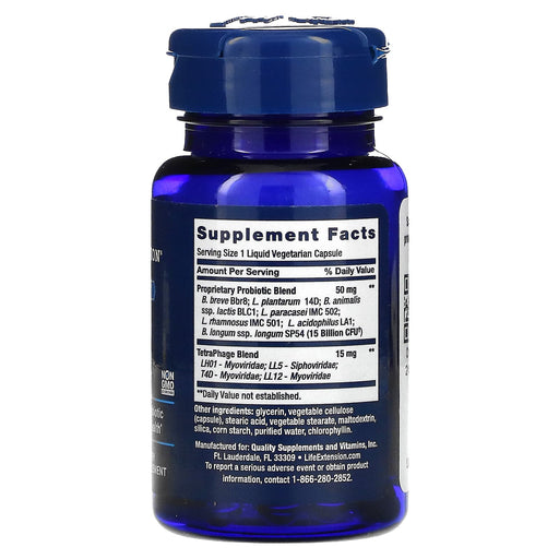 Liquid Veg. Capsules/15 billion CFU/30 Count