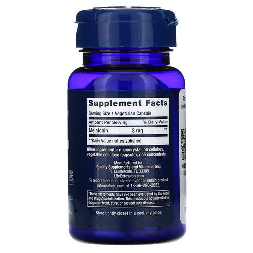 Veg. Capsules/3 mg/60 Count