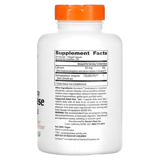 Veg. Capsules/120,000 SPU/270 Count