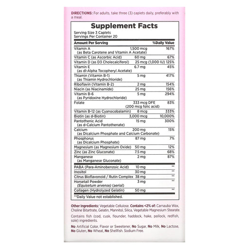 Caplets/1,000 mcg/60 Count