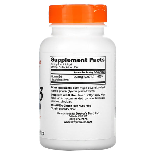Softgels/125 mcg/360 Count