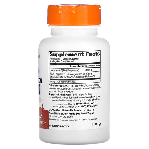 Veg. Capsules/100 mg/60 Count