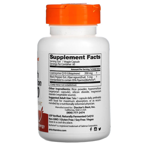 Veg. Capsules/200 mg/60 Count