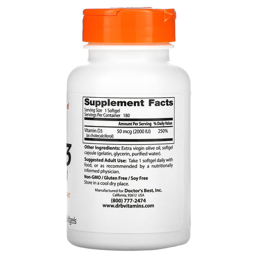 Softgels/50 mcg/180 Count