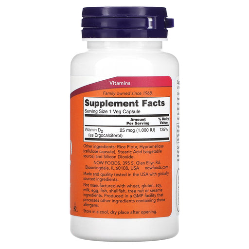 Veg. Capsules/25 mcg/120 Count