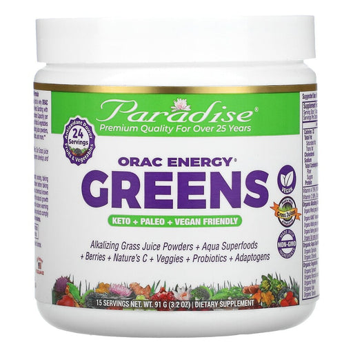 Paradise Herbs, ORAC Energy Greens